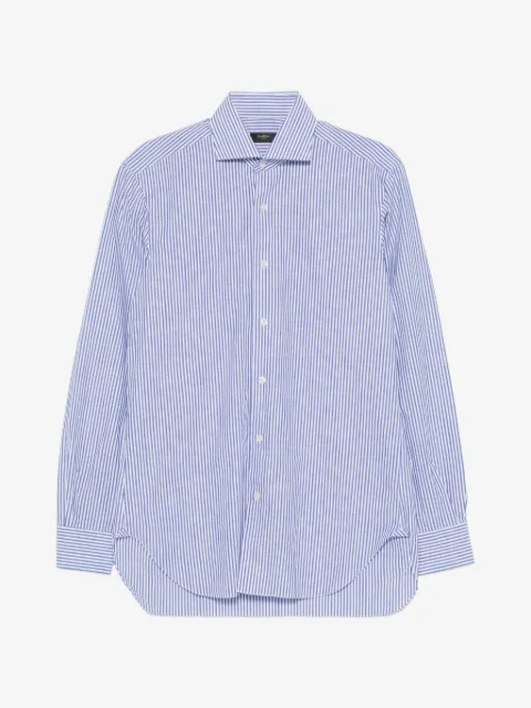 Barba striped long-sleeve shirt