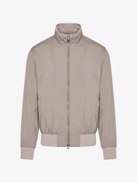 Barba zip bomber jacket