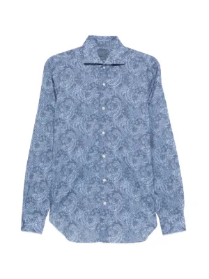 Corneliani リネンシャツ | グリーン | FARFETCH JP