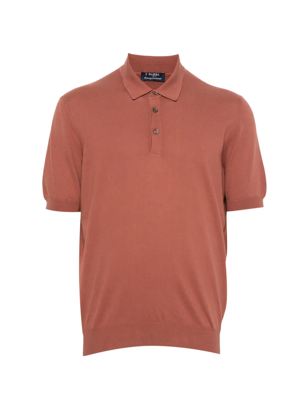 Barba short-sleeve polo shirt - Marrone