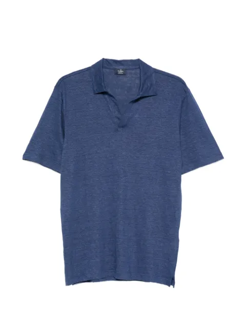 Barba short-sleeved polo-collar T-shirt