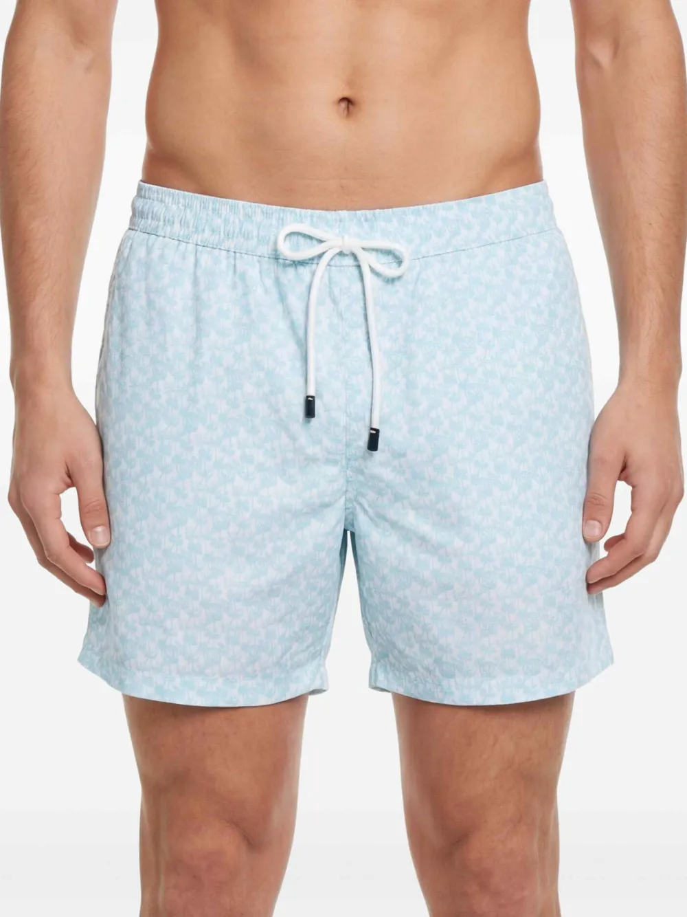 Barba Zwembroek met print Blauw
