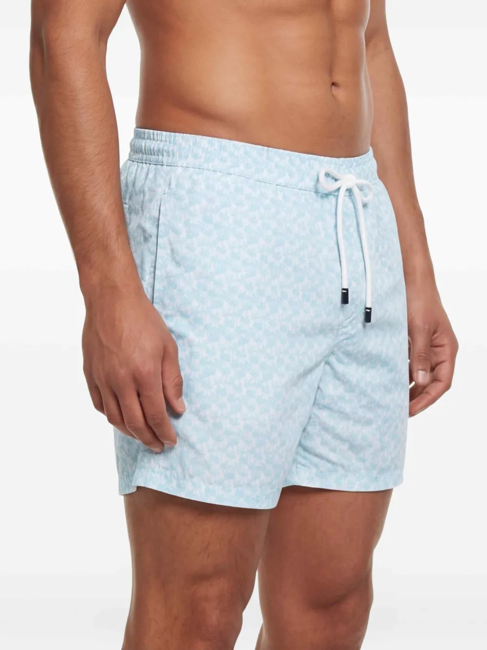 Barba Zwembroek met print Blauw