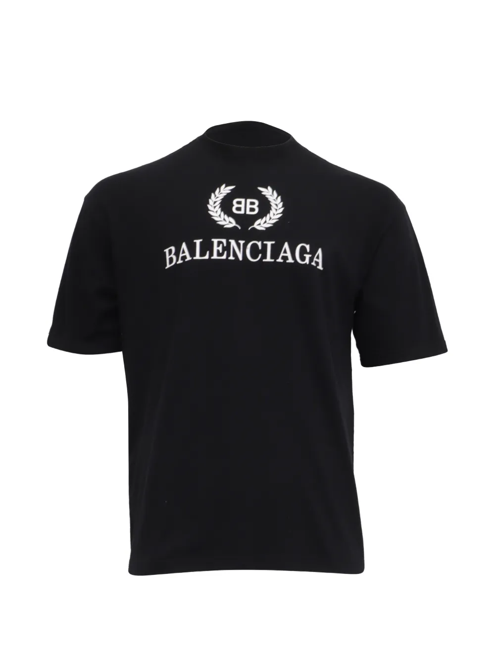Balenciaga Pre-Owned logo-print cotton T-shirt - Nero