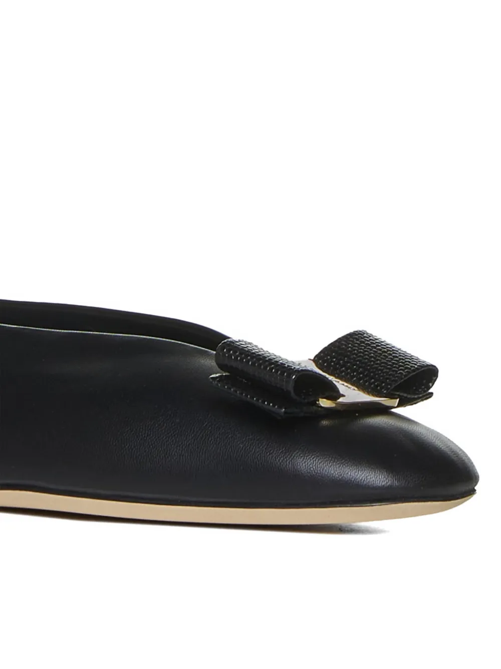 Ferragamo Pumps met strik Zwart