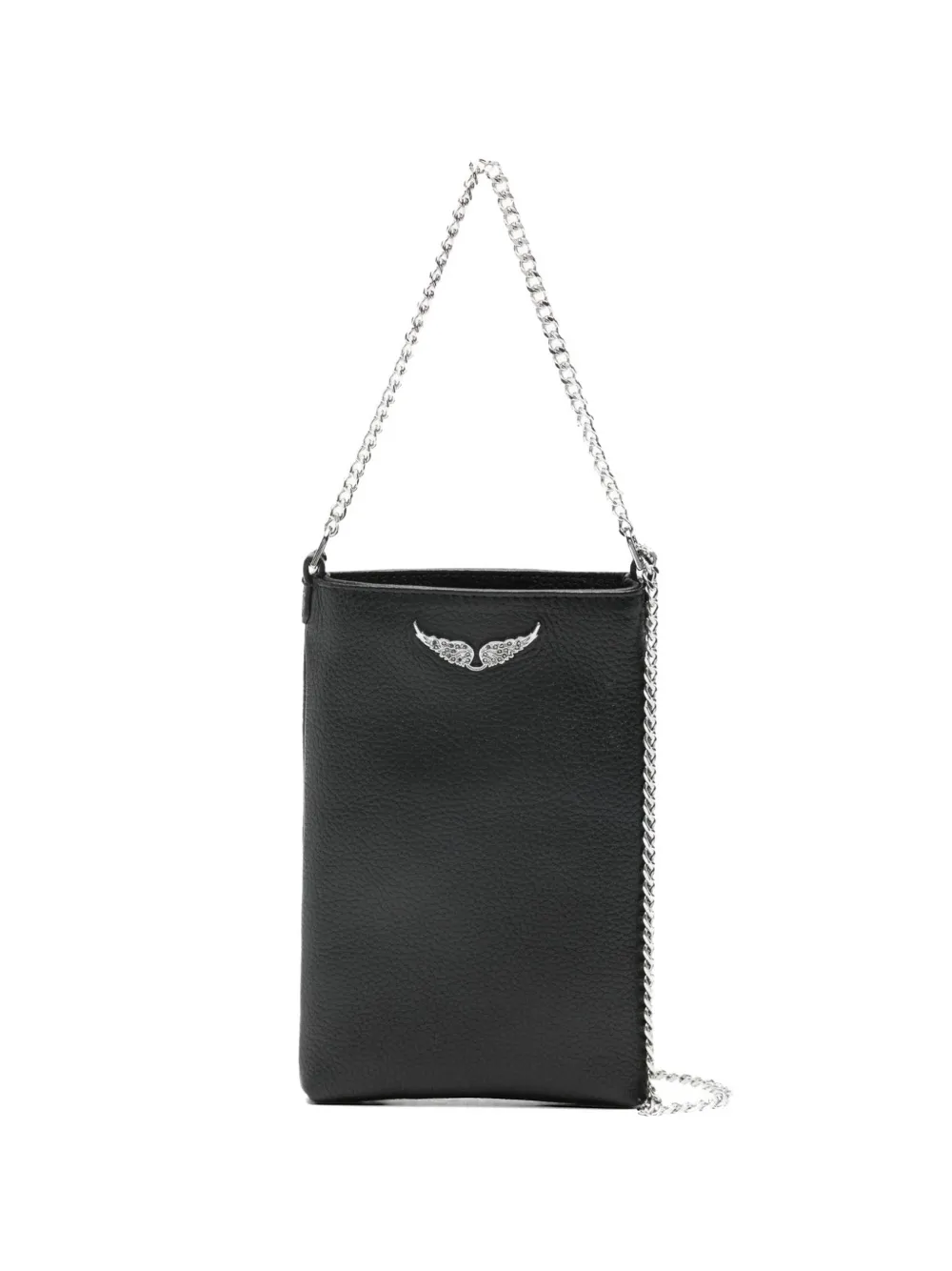 Zadig&Voltaire chain logo plaque mini bag - Nero