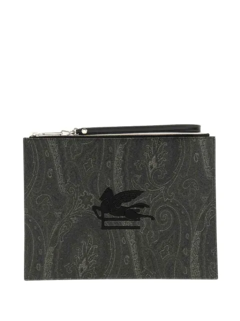 ETRO paisley-print clutch bag