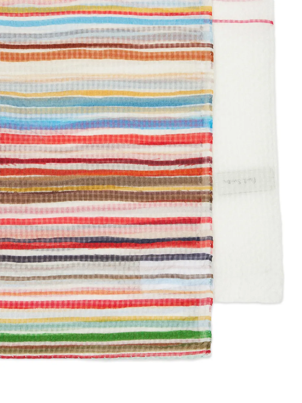  Paul Smith Fular A Rayas - Blanco 