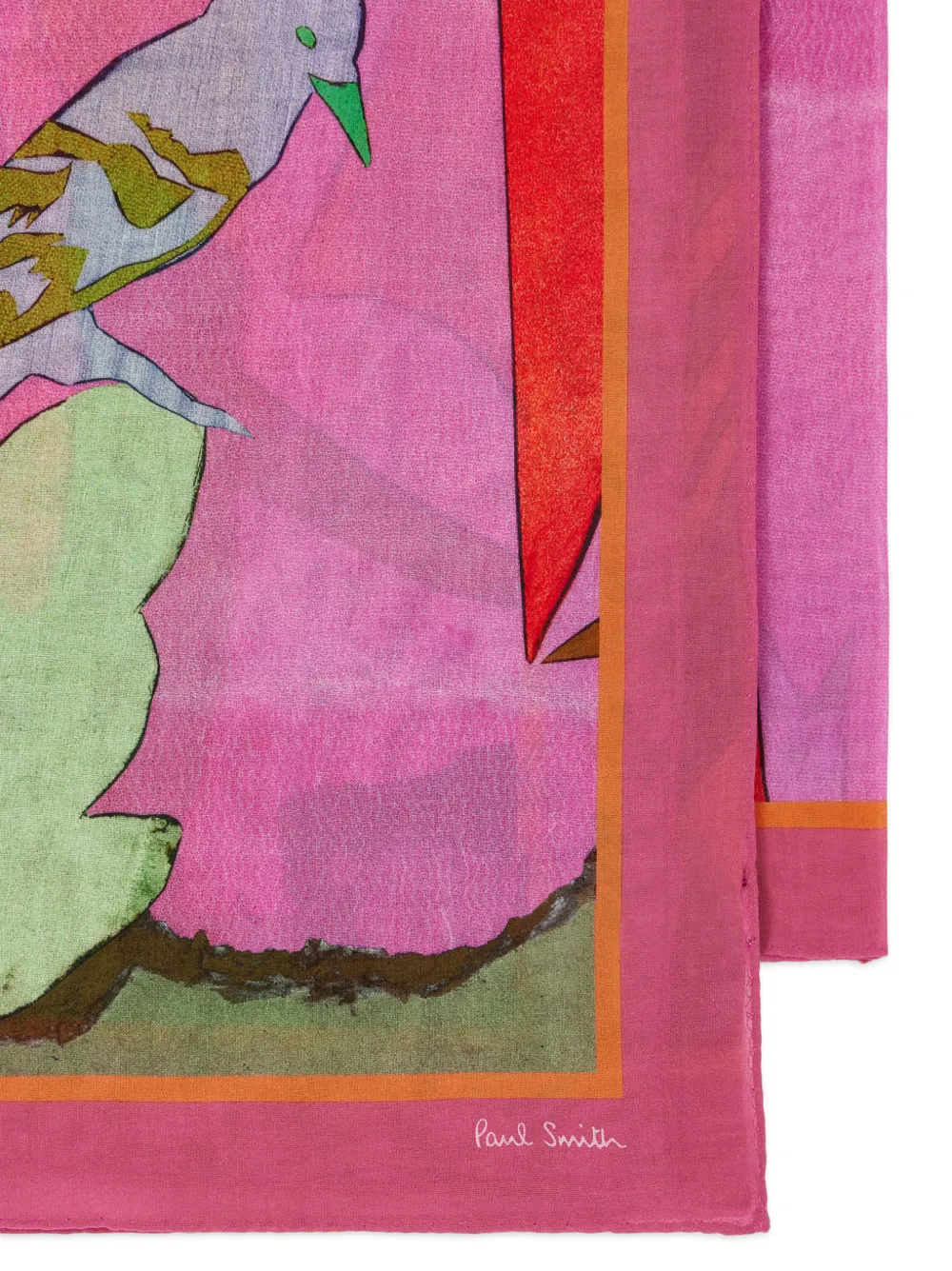 River Collage Floral-Printed Scarf