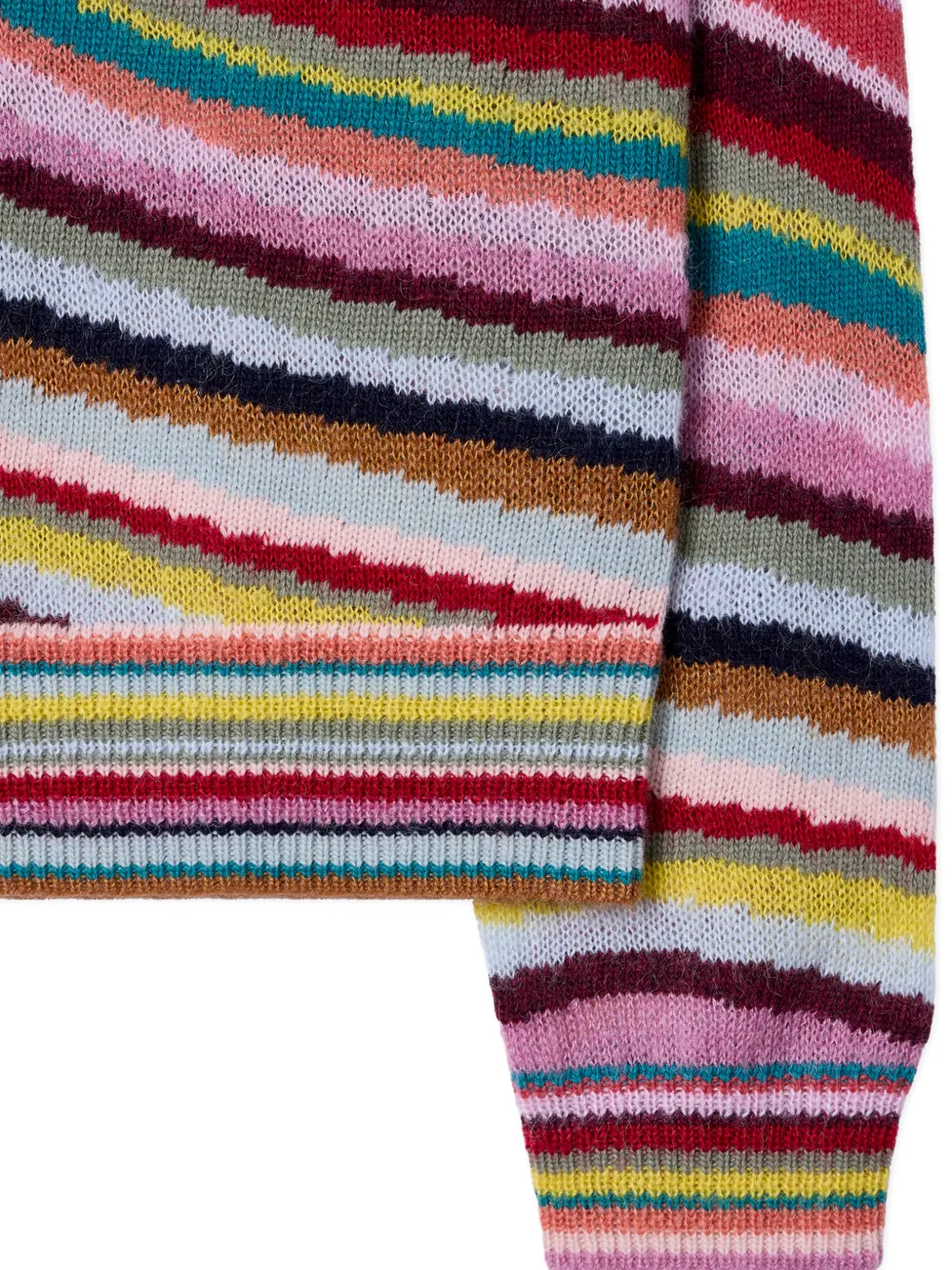  Ps Paul Smith Wool-mohair Knitted Sweater - Pink 