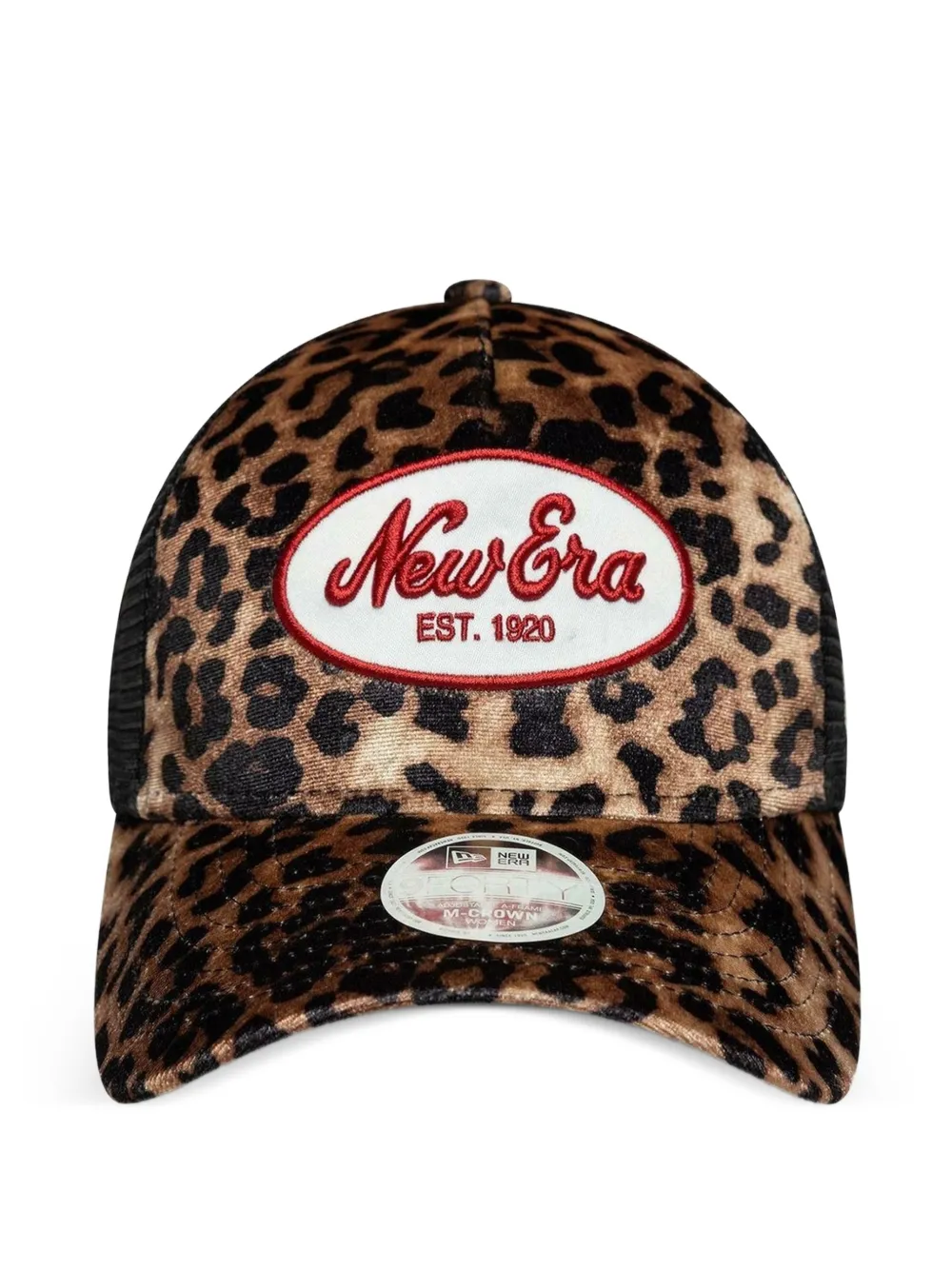 NEW ERA CAP 9Forty leopard-print cap - Marrone