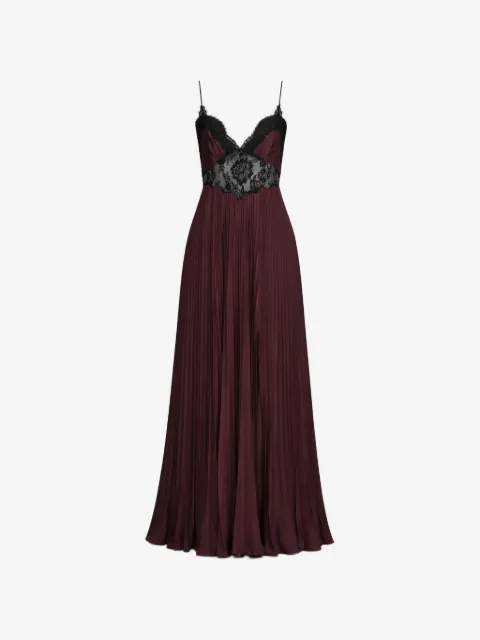 Self-Portrait lace insert maxi dress