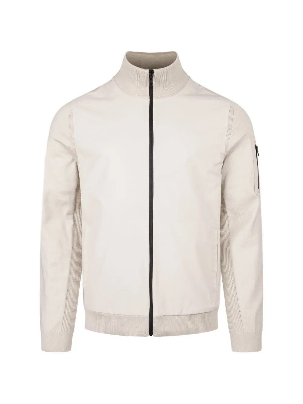 BOSS Momentum-X zip-fastening pocket jacket - Toni neutri