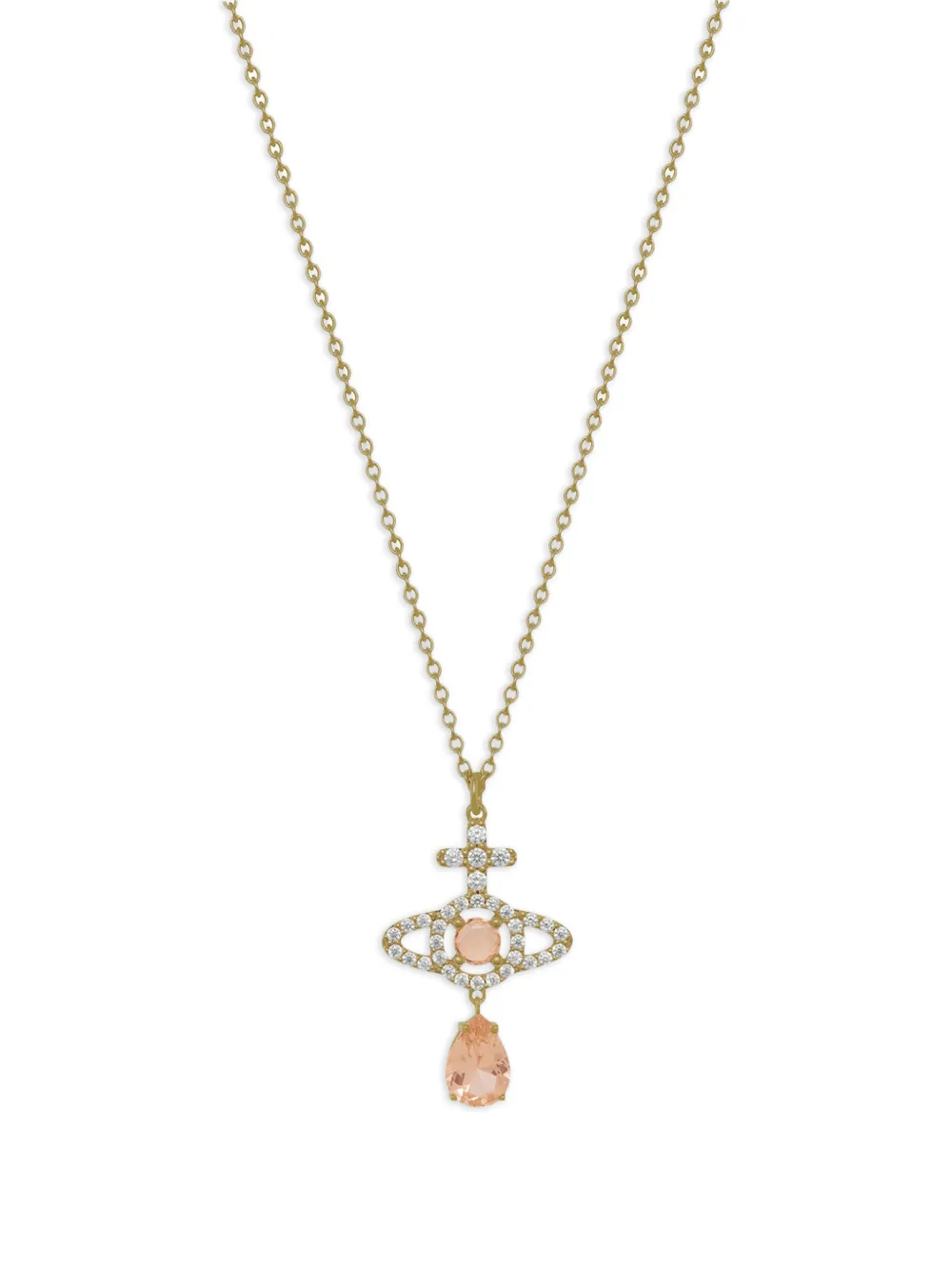 Vivienne Westwood Olympia crystal-embelished necklace - Oro