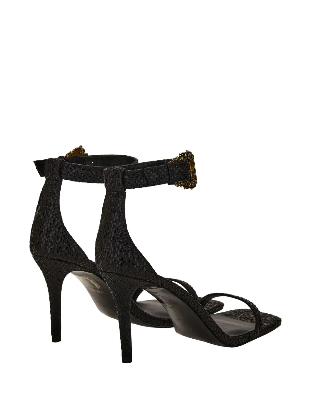 Versace Jeans Couture Sandalen met gesp Zwart