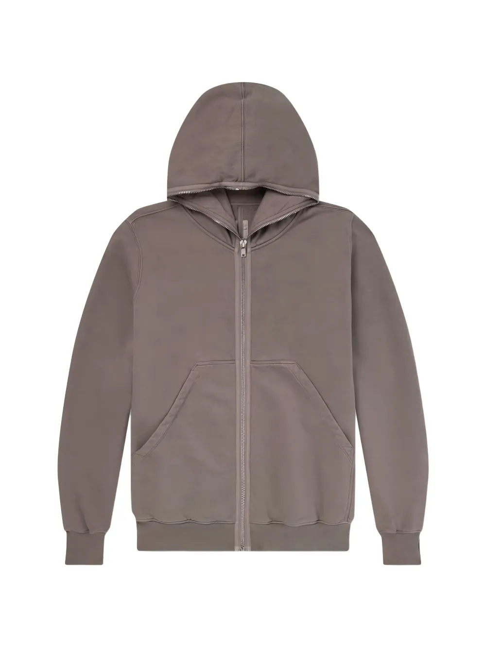 Rick Owens DRKSHDW zipped hoodie - Marrone