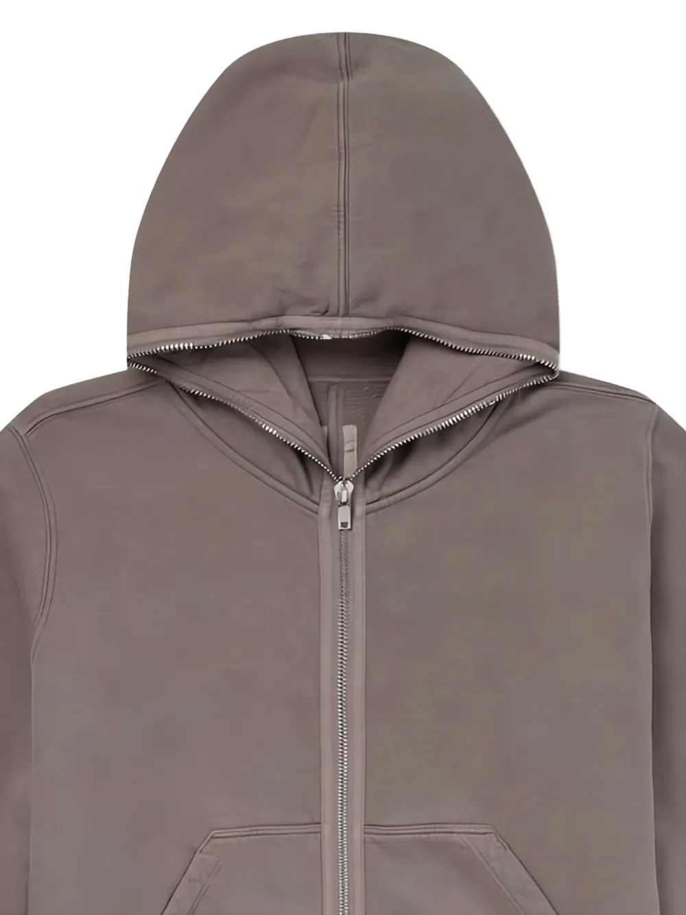 Rick Owens DRKSHDW Hoodie met rits Bruin