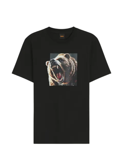 BOSS Dobermann bear-print T-shirt