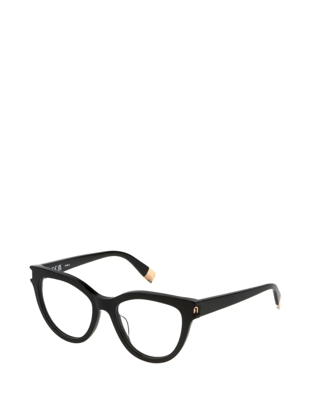 Furla geometric logo-detail glasses - Nero