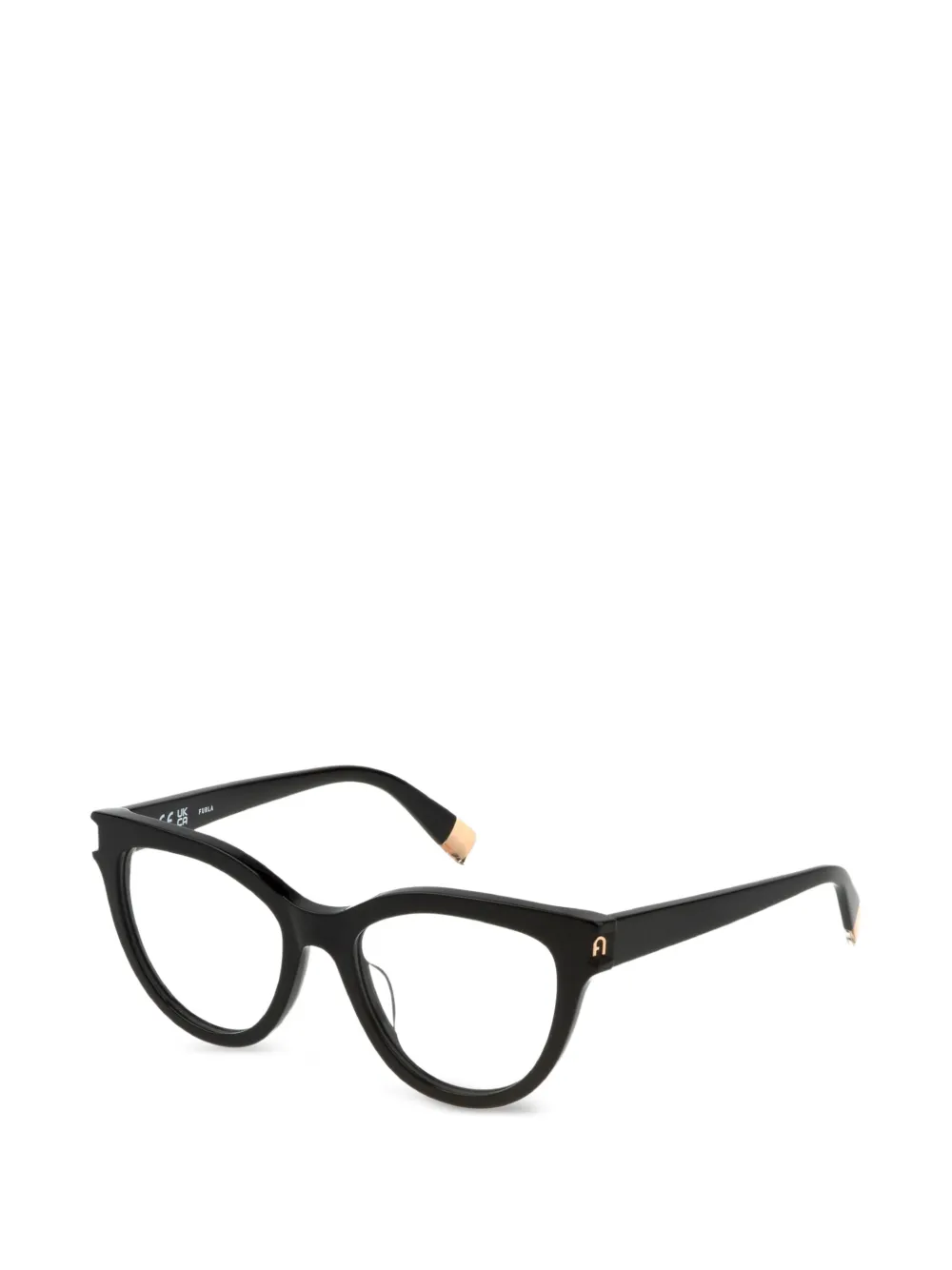 Furla geometric logo-detail glasses - Nero