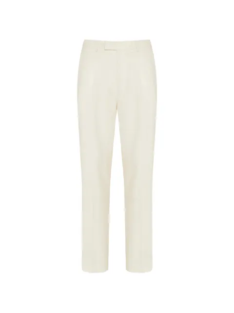 Zegna flat-front trousers