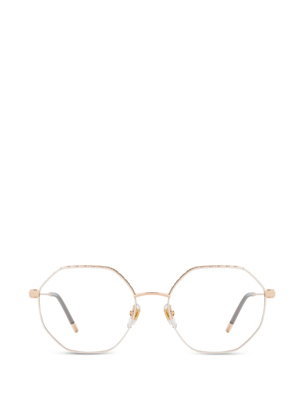 Furla geometric-frame glasses - Oro