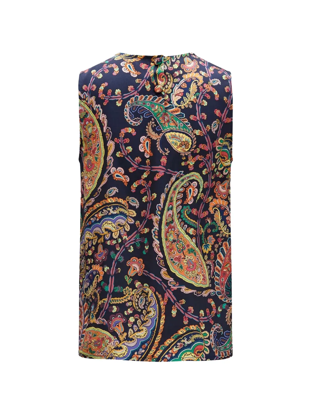 ETRO Blouse met paisley-print Blauw