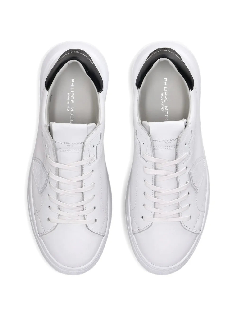 Philippe Model Paris Temple low-top sneakers Wit