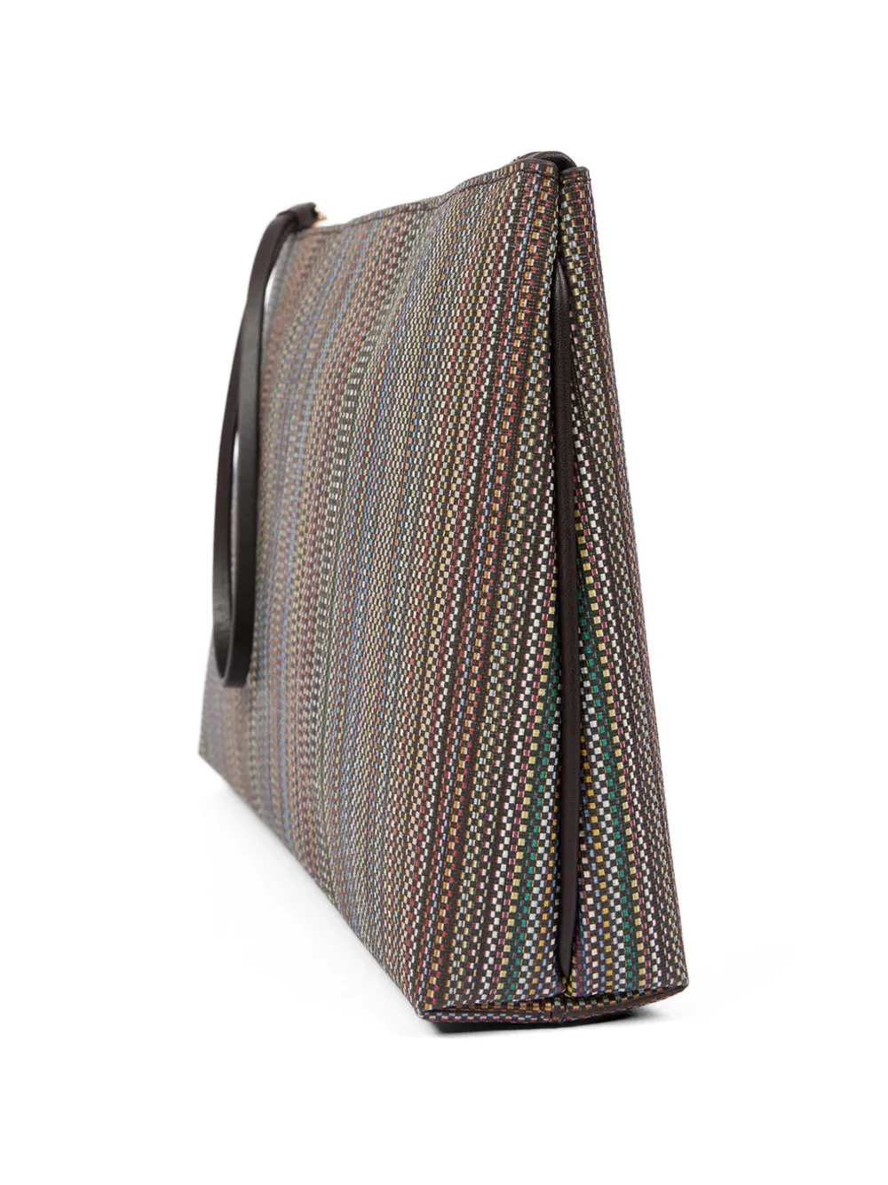  Paul Smith Signature Stripe Vertical Striped Clutch Bag - Blue 