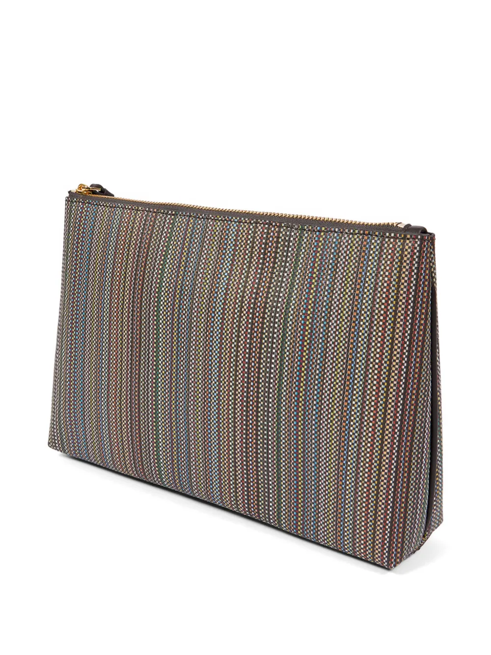  Paul Smith Signature Stripe Vertical Striped Clutch Bag - Blue 