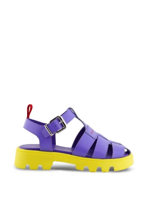 Marni Kids buckle-fastening platform-sole sandals