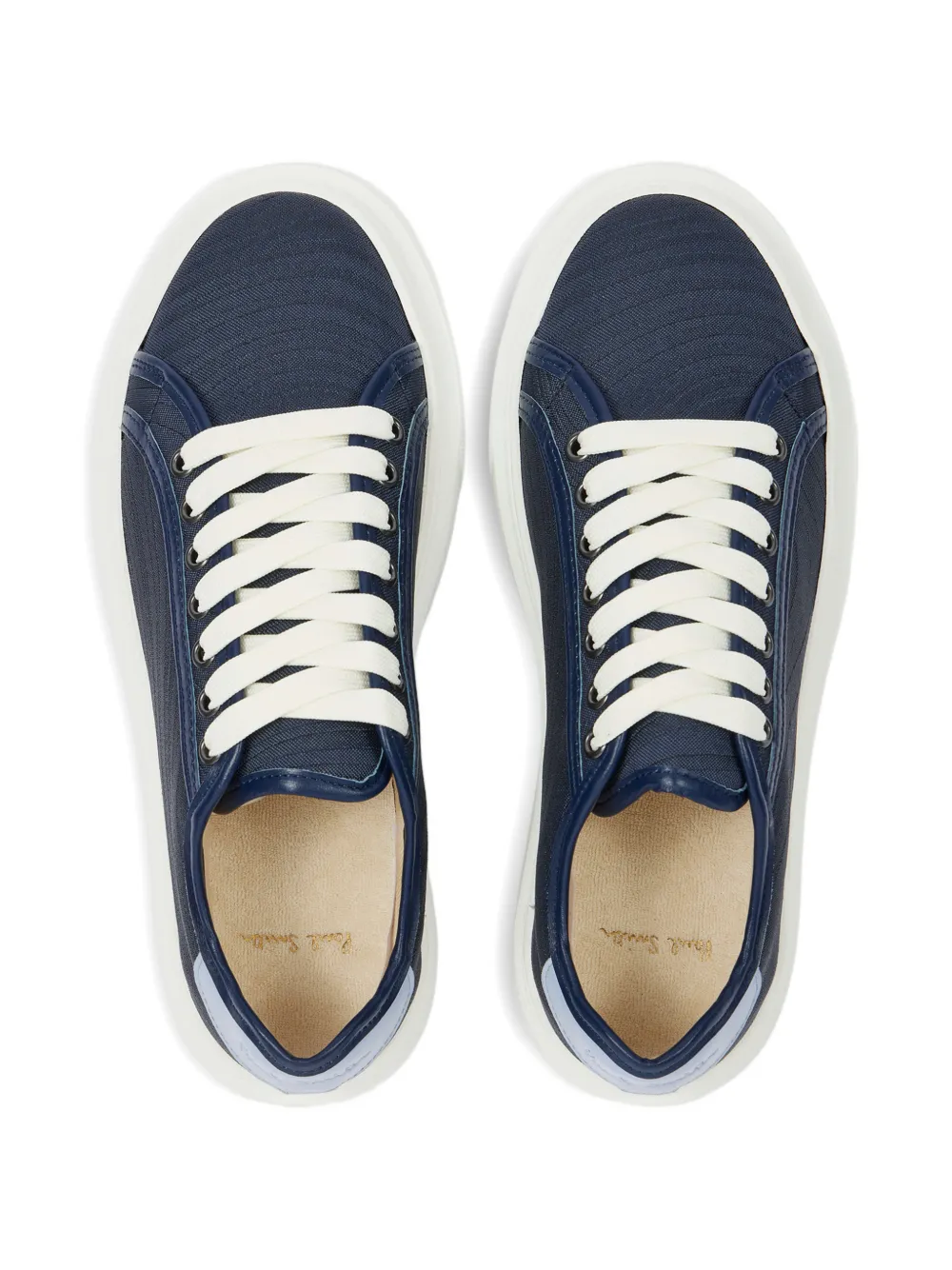 Paul Smith Sneakers met plateauzool en gedraaid effect Blauw