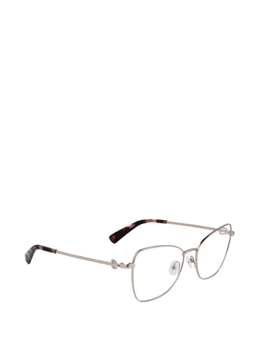  Longchamp Cat-eye Glasses - Gold 