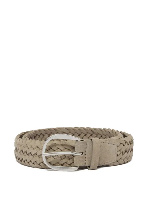 Orciani braided leather belt