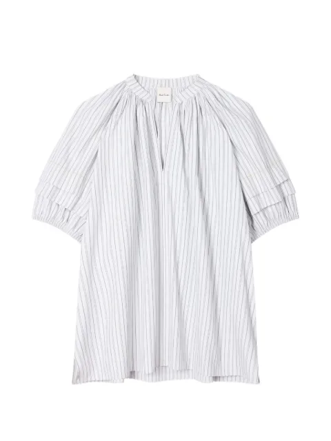 Paul Smith striped-pattern V-neck top