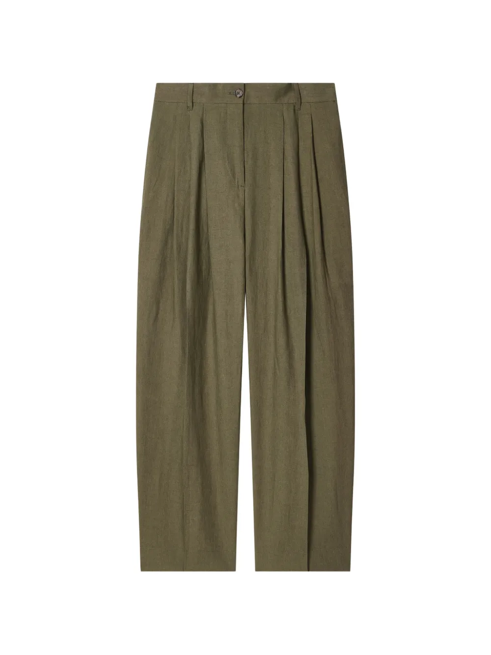 Paul Smith button pleated trousers - Verde