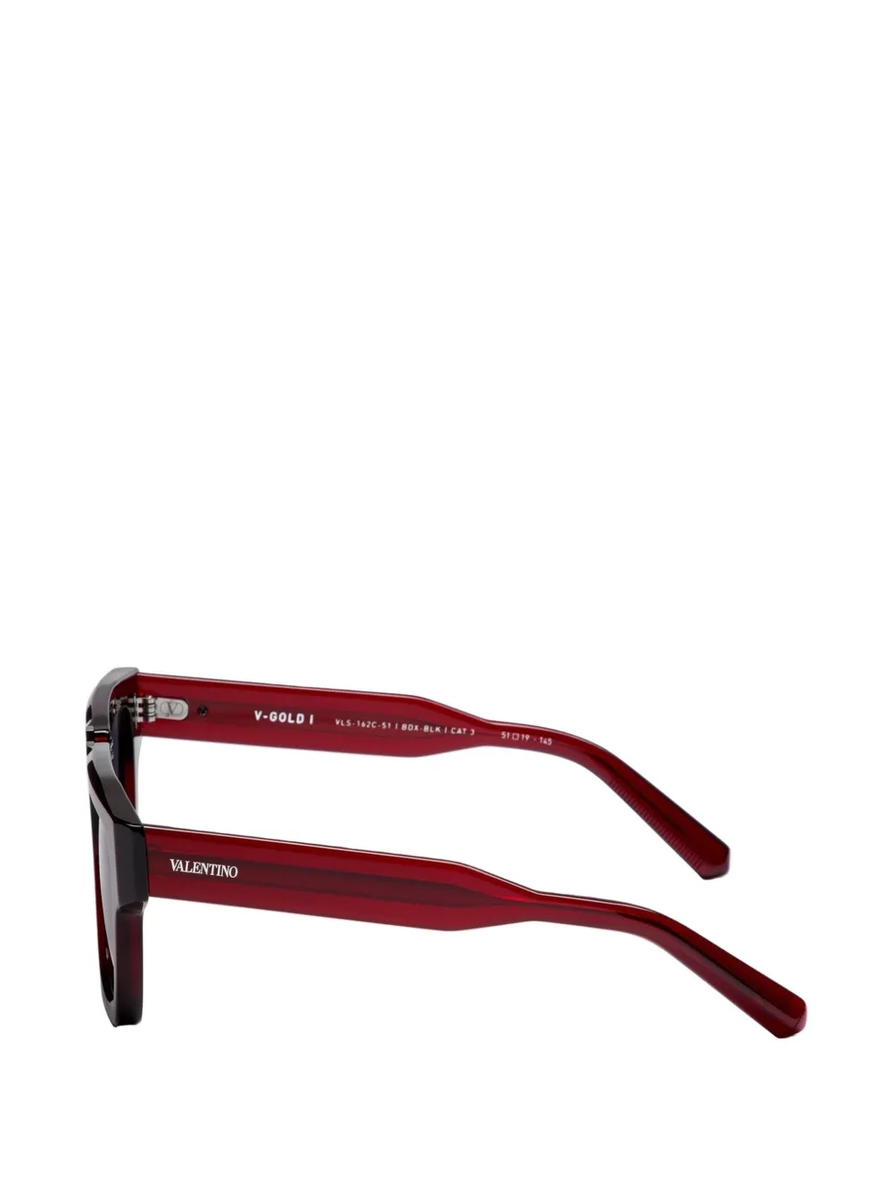  Valentino Garavani Eyewear Geometric-frame Sunglasses - Red 