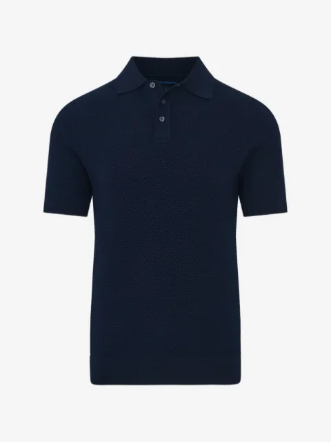 PATRICK ASSARAF textured polo shirt