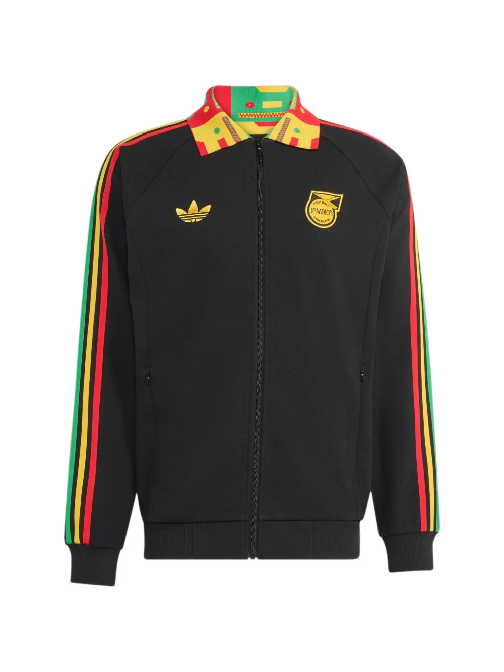 adidas x Bob Marley Away Anthem stripe logo-patch sweatshirt - Nero