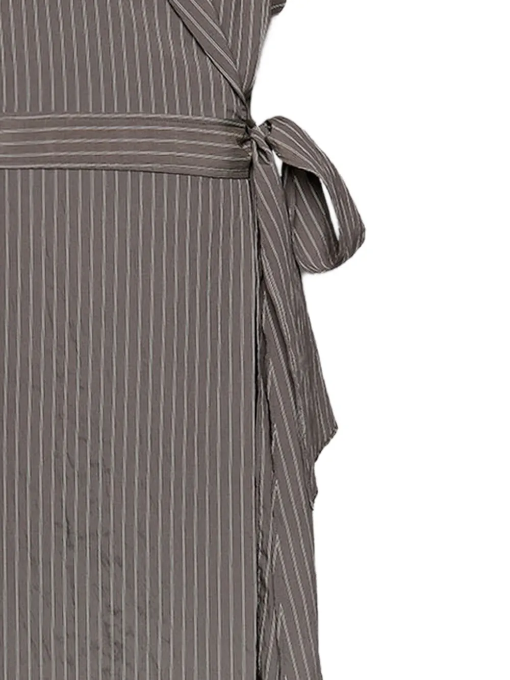 Striped Wrap Dress