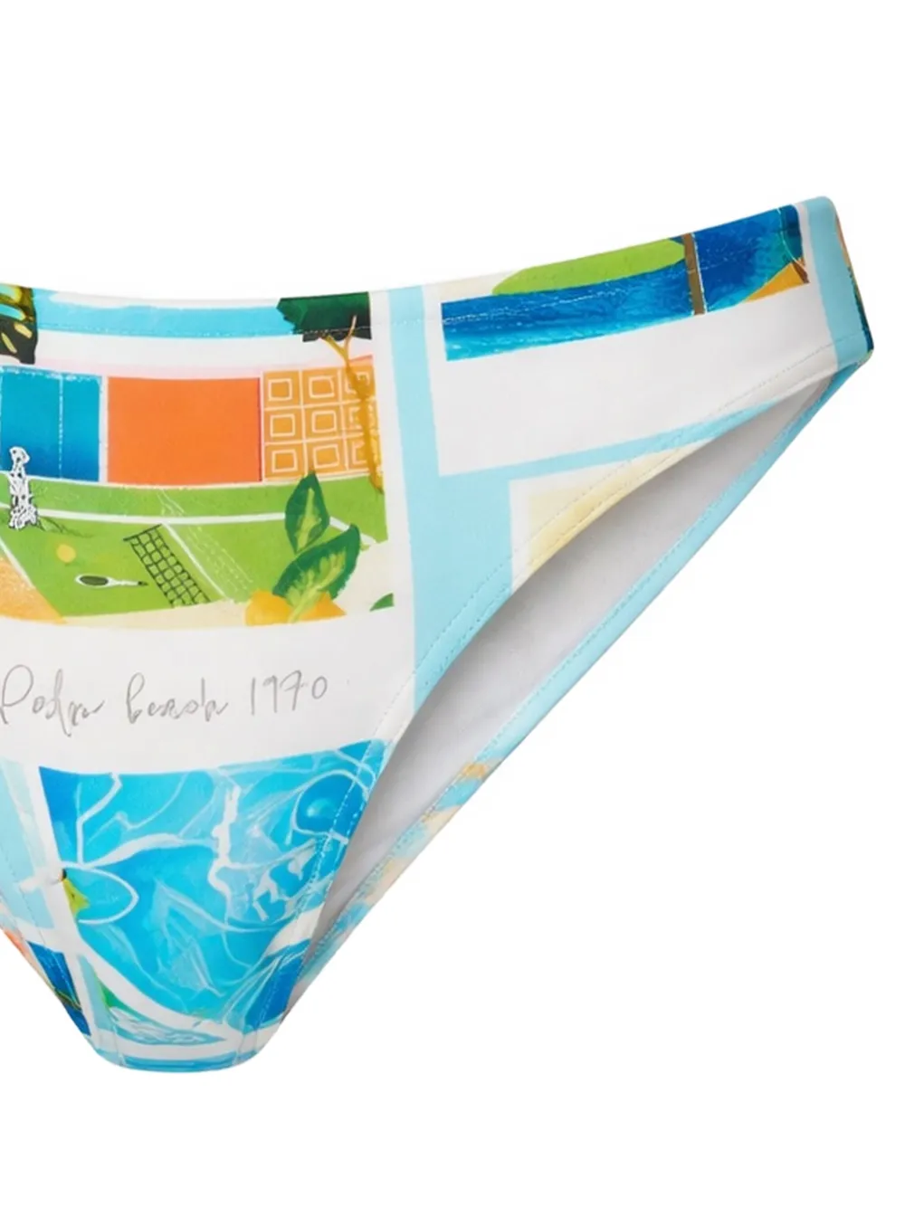  Seafolly Patterned Hipster Bikini - White 
