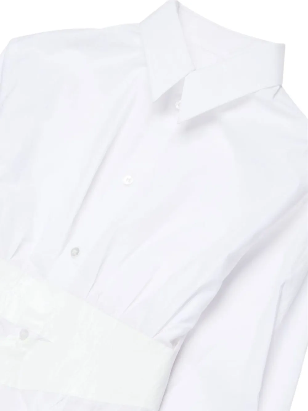 MM6 Maison Margiela Kids Shirt met knopen Wit
