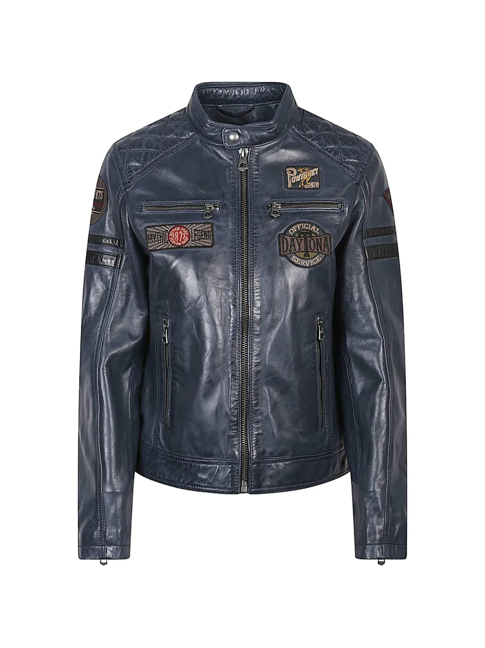 Daytona 73 brushed quilted jacket - Blu