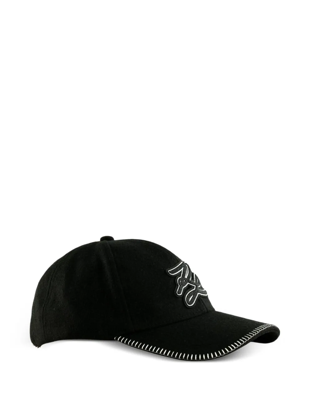 Karl Lagerfeld Pet met logopatch Zwart