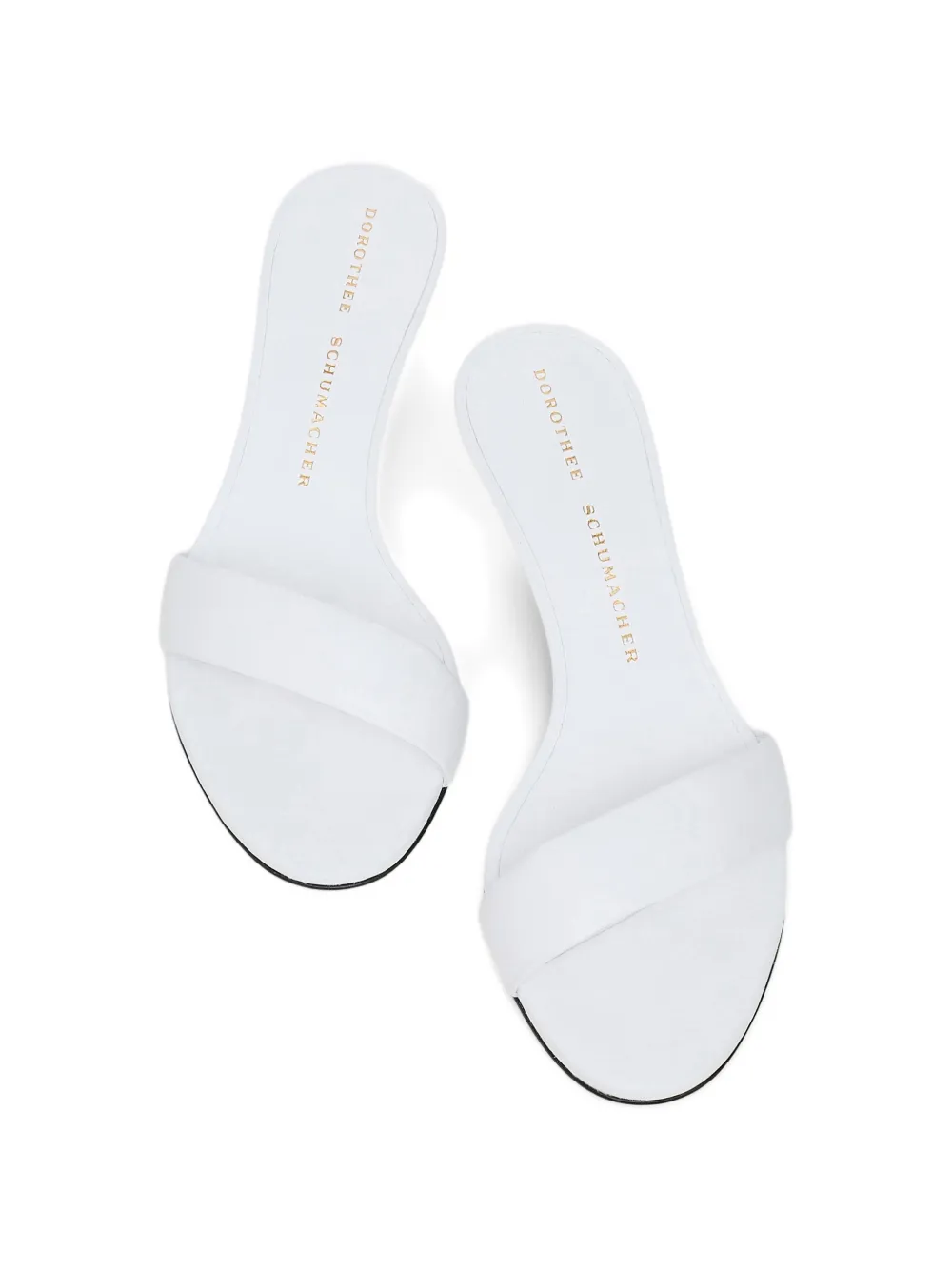 Dorothee Schumacher kitten heel sandals Wit