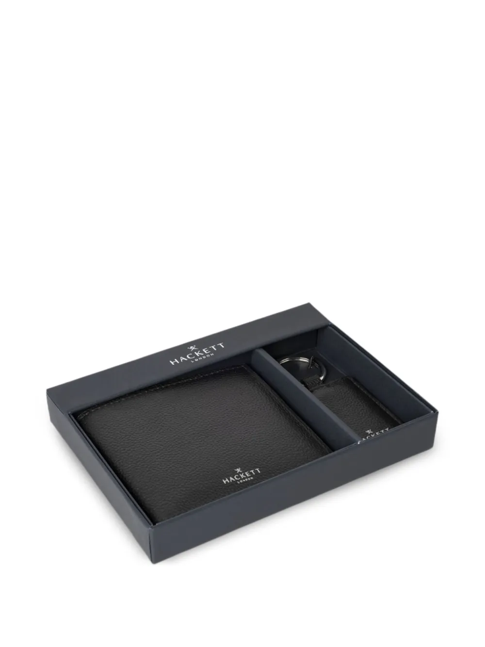 Hackett London Portemonnee met textuur Zwart