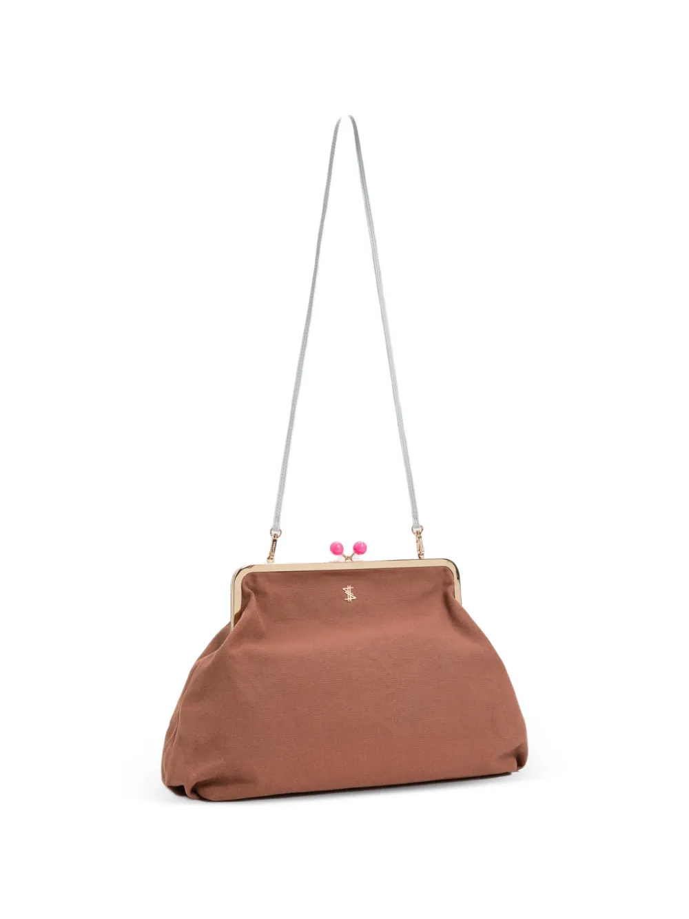 TWINSET top handle frame bag - Marrone