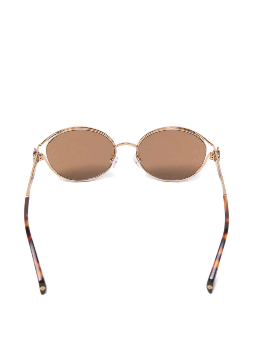 Maje Flower Round-frame Sunglasses - Gold 