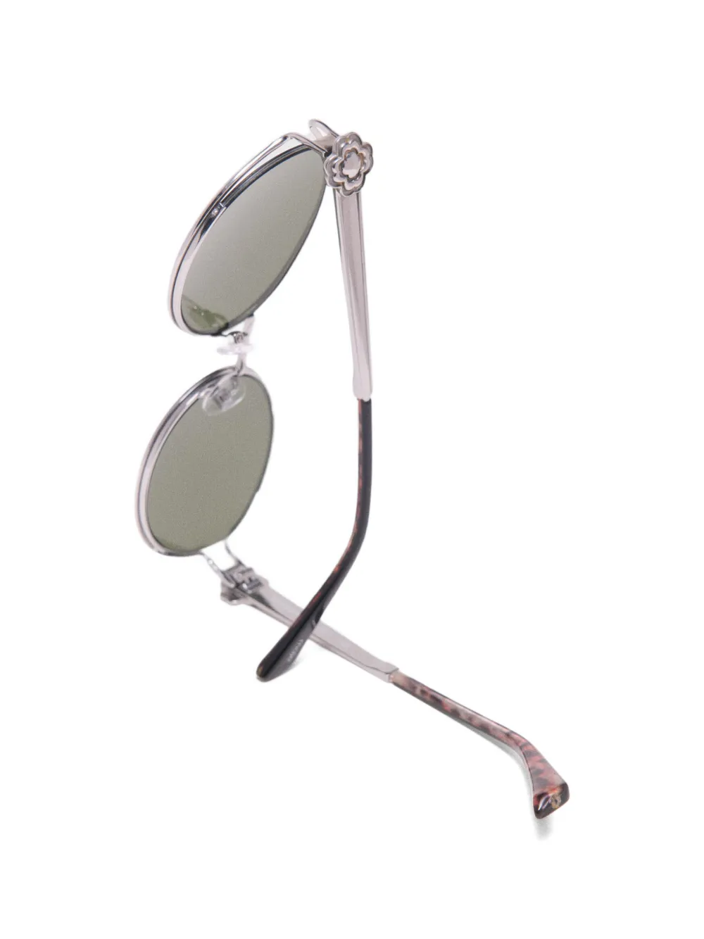  Maje Round-frame Sunglasses - Silver 