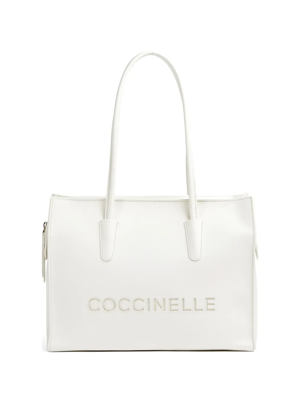 Coccinelle Borsa a spalla rettangolare - Bianco